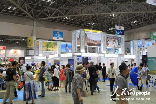 2013年JATA旅博展会现场。
