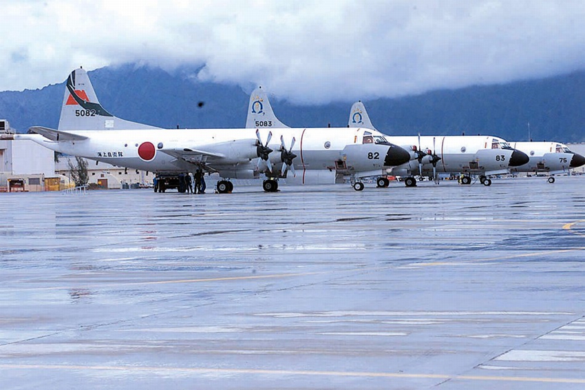 日本航空自卫队装备的P-3C巡逻机