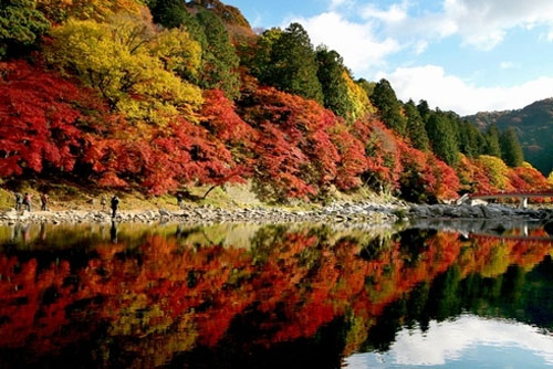 日本十大名地“狩”红叶