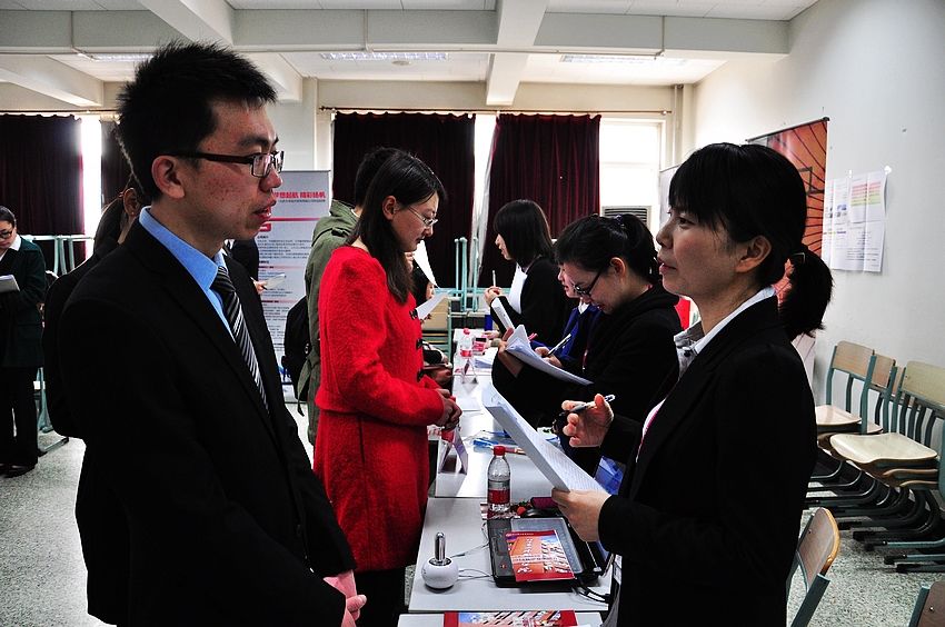 打造国际就业平台 北二外举行日语专场招聘