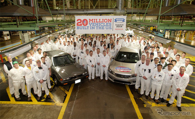 本田在美產車2千萬輛