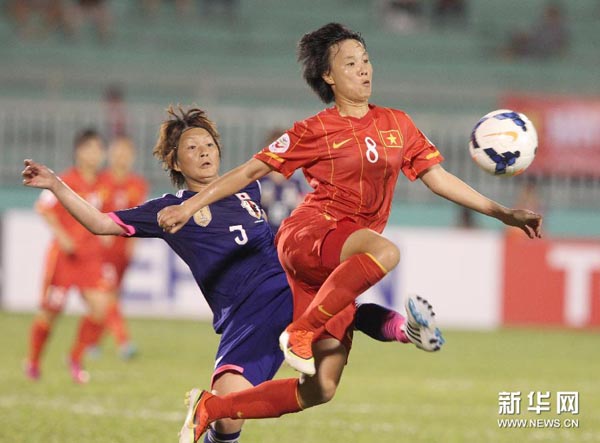 女足亚洲杯:日本胜越南
