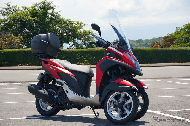 雅马哈新型三轮摩托车Tricity未上市市场先热