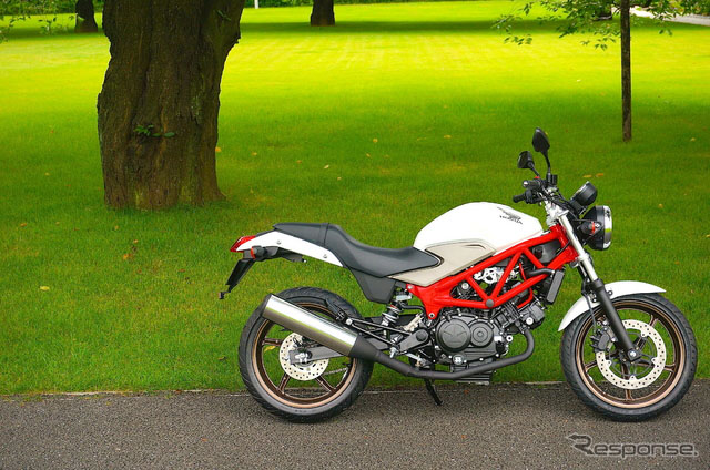 本田250cc裸身摩托车VTR改用子午线轮胎 成为
