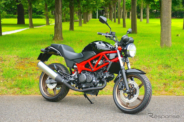 本田250cc裸身摩托车VTR改用子午线轮胎 成为