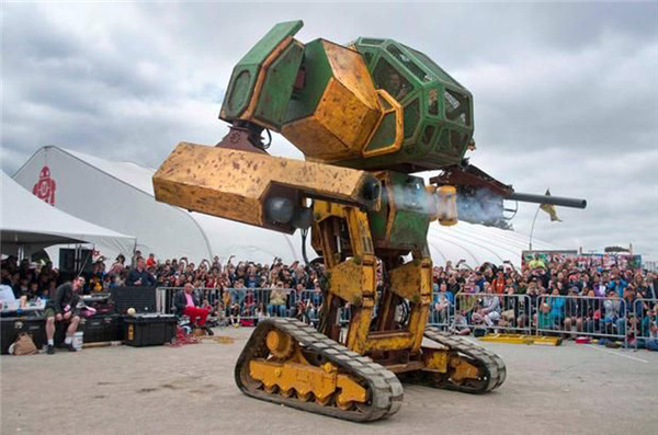 美巨型鋼甲機器人向日本機器人“下戰書”【5】