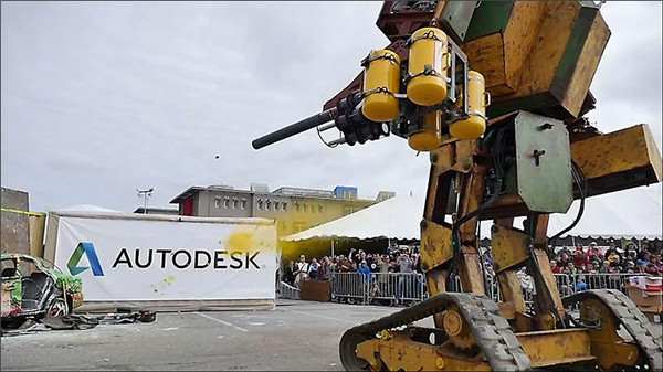 美巨型鋼甲機器人向日本機器人“下戰書”【8】