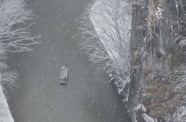 日本滑雪·賞雪景點：岩手縣猊鼻溪