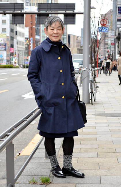60岁以上的时尚!街拍日本老年人写真集走红