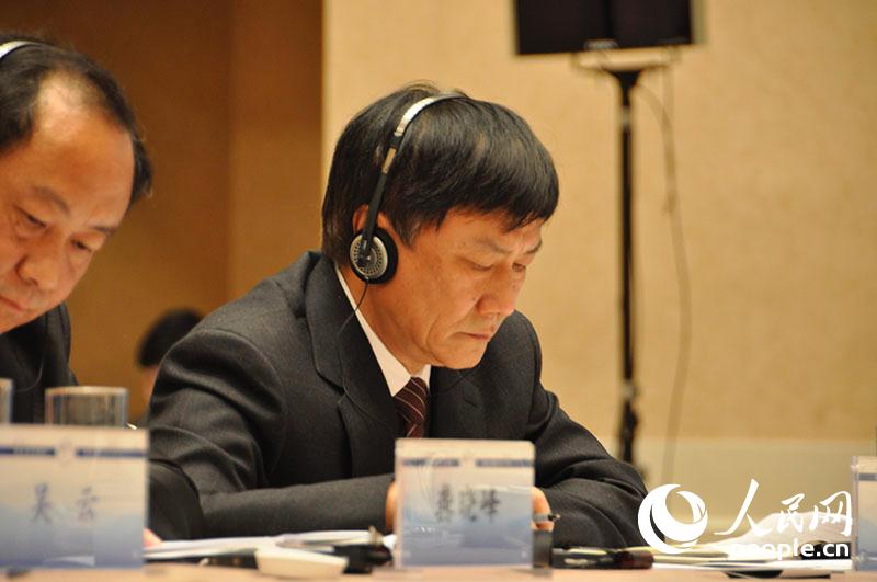 中國國際經濟交流中心首席研究員張燕生。 馬瀟漪攝