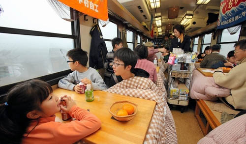 冬季日本旅游：岩手縣的被爐列車 