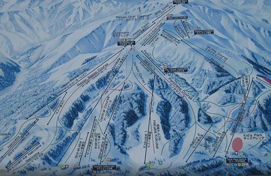 日本滑雪走起!冬奥会赛场长野白马八方尾根滑
