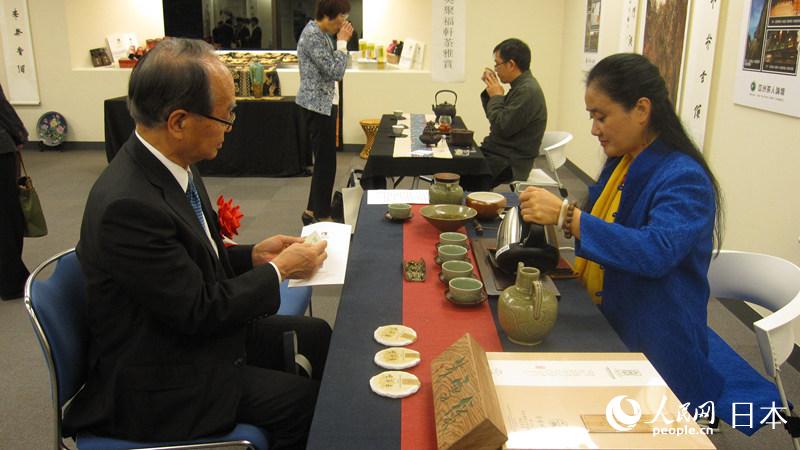 中国茶文化特别展在东京举行 借茶文化推广旅