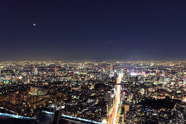 俯瞰東京夜景