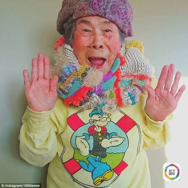 赞!日本93岁奶奶成网红