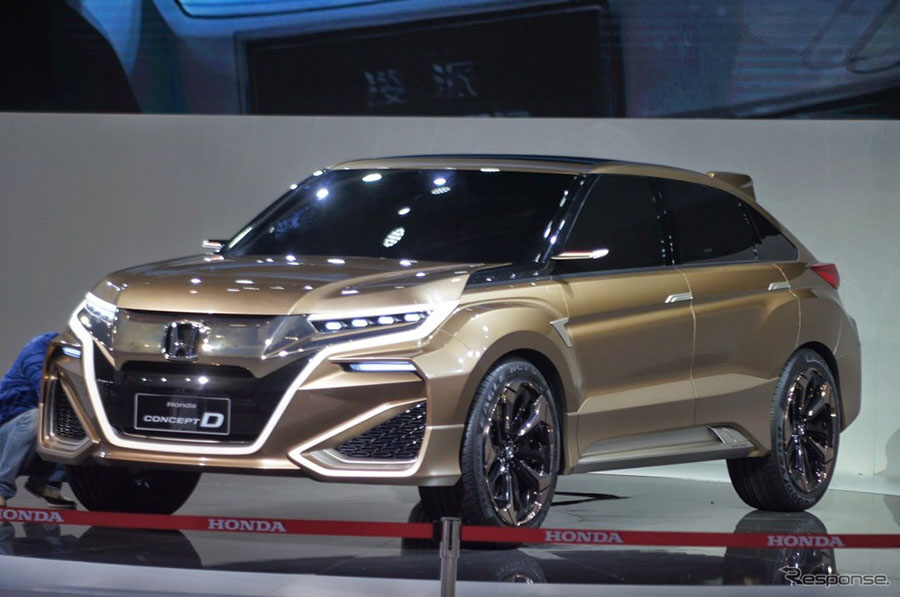 本田在2015年上海車展首秀過的“Concept D”