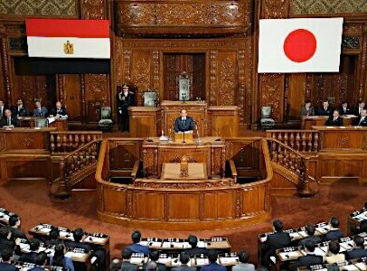 埃及总统日本国会演讲