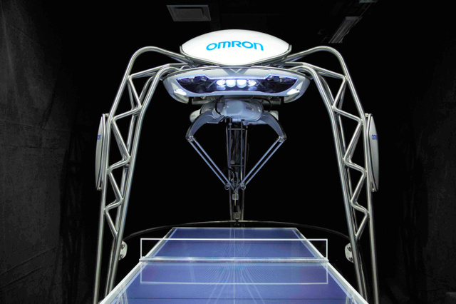 欧姆龙研发全球首台乒乓球教练机器人 获吉尼