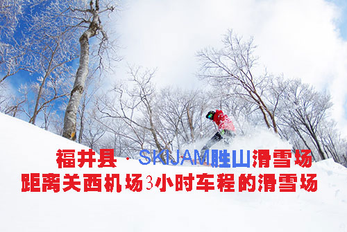日本的滑雪場大都有溫泉，有溫泉並不稀奇，但滑雪季節同時還是饕餮螃蟹的季節，估計隻有在福井縣的SKI JAM勝山滑雪場才能具備滑雪+吃螃蟹+室內游泳這三位一體的收獲，全日本獨此一家....... 
