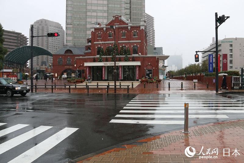 東京11月迎來首場降雪（許永新攝）