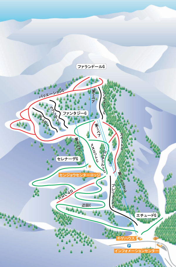 日本滑雪北陆滑雪场:石川县的白山SEYMOUR