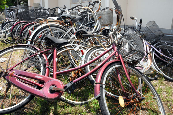 日本香川大学回收再利用废弃自行车 开展租车