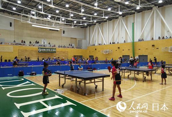 “孔子學院杯”乒乓球賽按年齡分組賽
