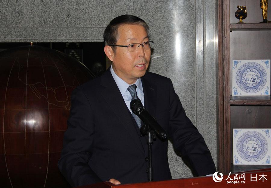 中國外文局副局長方正輝在頒獎儀式上致辭。