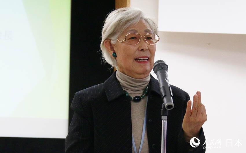 日本科學協會會長大島美惠子在致辭