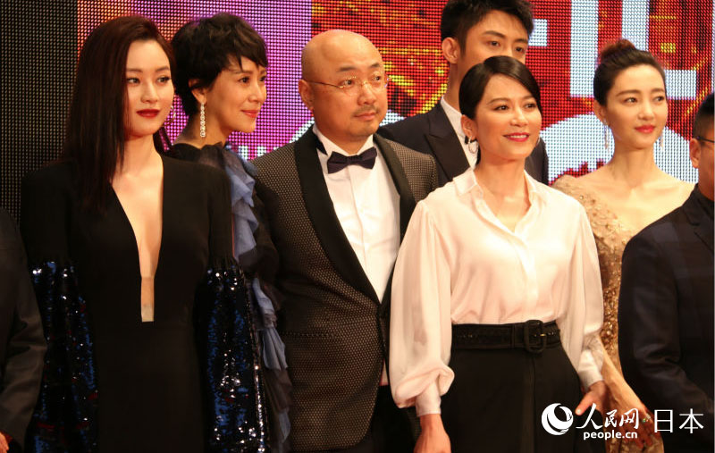 徐崢、宋佳、朱亞文、海清等眾多中國電影人盛裝亮相紅毯儀式。(攝影 木村雄太)