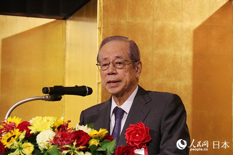 日本國前首相福田康夫出席開設典禮並發表致辭。