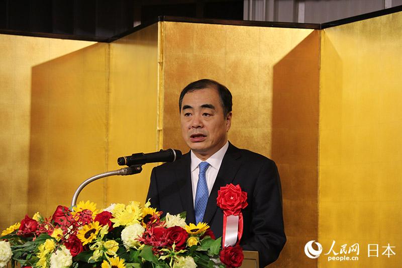 中國駐日本大使孔鉉佑出席開設典禮並發表致辭。
