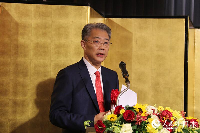 中國光大集團董事長李曉鵬出席開設典禮並發表致辭。