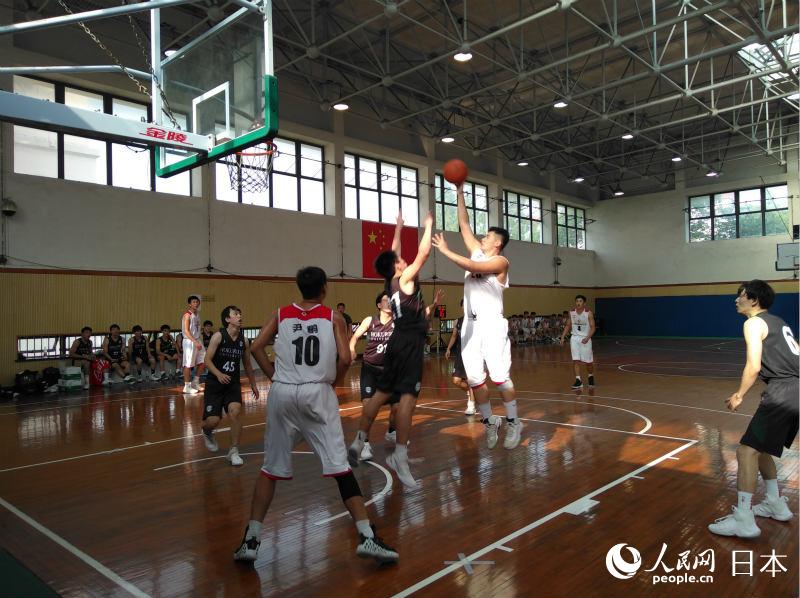 北陸大學男籃與上海工程技術大學男籃交流賽。