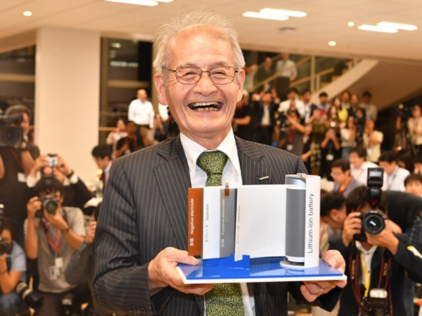 2019諾貝爾化學獎獲得者吉野彰：希望獲獎能為年輕研究者帶來鼓勵（圖片來源：朝日新聞網站）