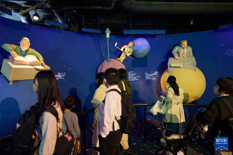 3月31日，游客參觀日本神奈川縣箱根的小王子博物館。新華社記者 張笑宇 攝