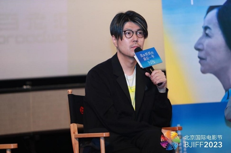 川村元气在北京出席影片展映后的观众见面会。北京电影节供图