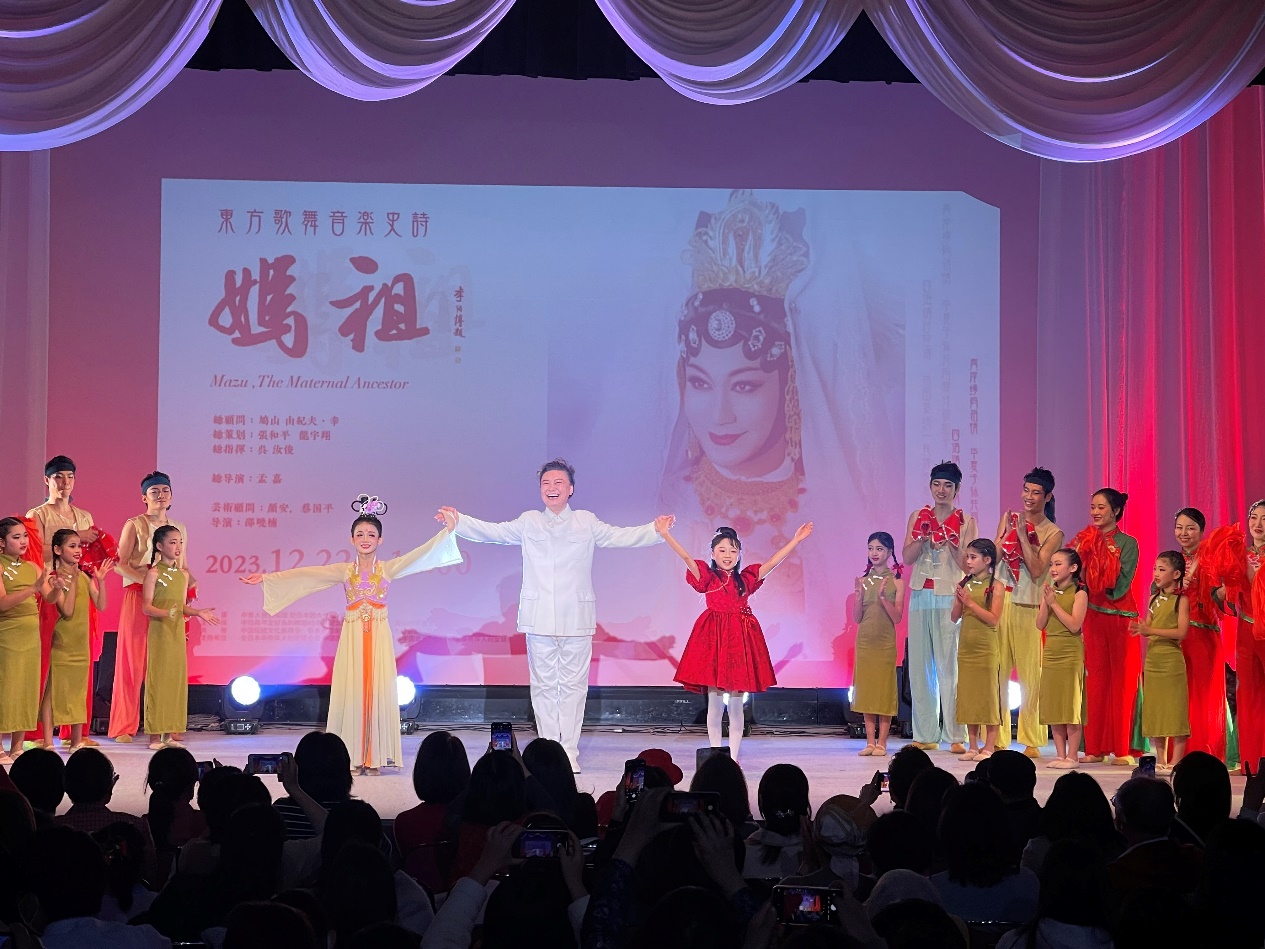 東方歌舞音樂史詩《媽祖》近日在日本東京首次公演。主辦方供圖