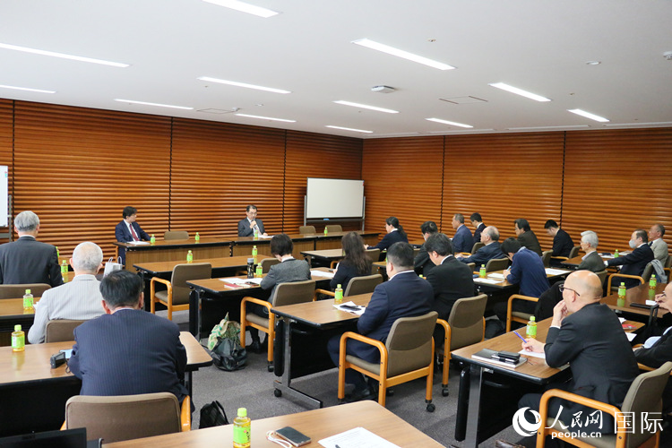 日中“一帶一路”促進會主題演講會近日在東京舉行。人民網 許可攝