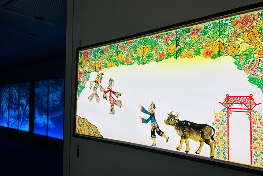 “古川游的光雕世界与柴广义的中国皮影展”在东京开幕