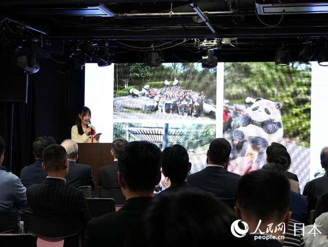 “熊貓杯”日本青年感知中國征文大賽獲獎者代表分享訪華感受。人民網 許可攝