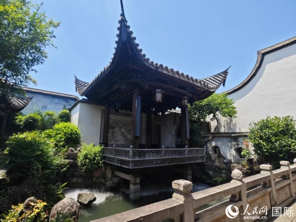 三坊七巷水榭戲台。人民網記者 陸曉鷗攝