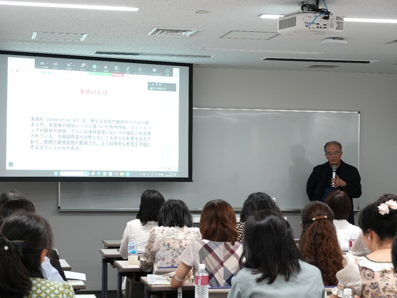讲座现场。人民网 许可摄