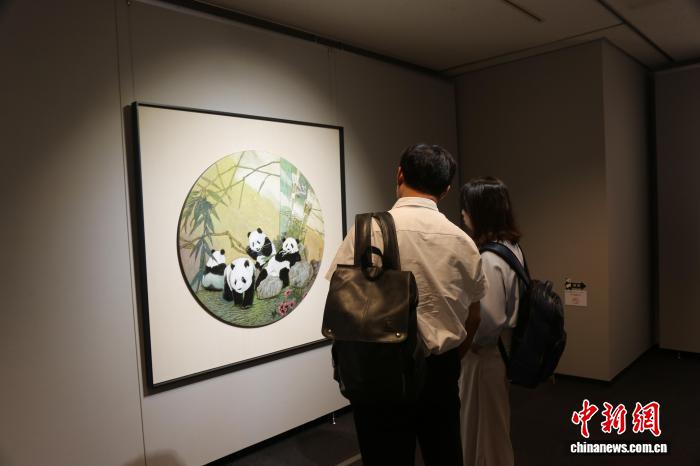 展覽現場。中新網記者 朱晨曦 攝