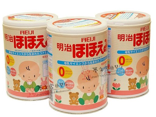 日本明治召回40万罐奶粉