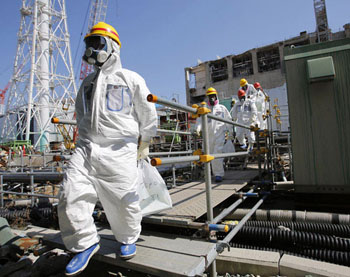 福岛第一核电站面向媒体开放