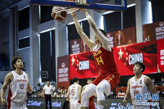 （體育）（9）籃球——亞洲杯預選賽：中國勝日本